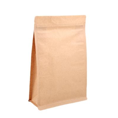 China Recycled Whole Degradable Materials Multi-Specification Stain PLA Kraft Paper Bag Aluminized Bag Food Self Seal Paper Bag for sale