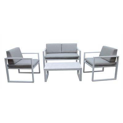 China Aluminum alloy patio furniture luxury outdoor price promotion garden sofa sectional garden sofa set outdoor garden furniture for sale