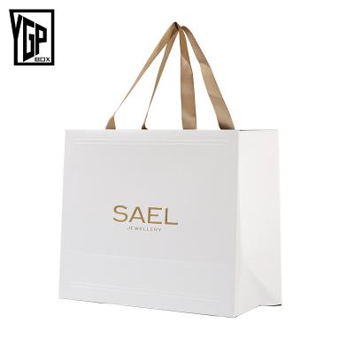 China Fashion Recyclable Shopping Bag Jewelry Perfume Cosmetics Simple Gift Packaging Storage Bag Custom Logo for sale