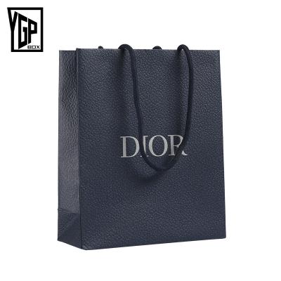 China Recyclable Custom Exquisite Female Folding Cosmetics Storage Bag Gift Bag Shopping Bag With Logo for sale