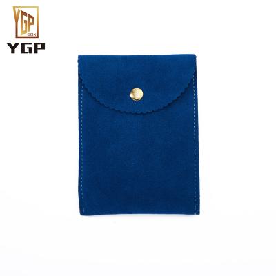 China Wholesale Customized Rectangular Button Microfiber Cloth Jewelry Tote Bag For Jewelry Storage And Home Storage Bag for sale