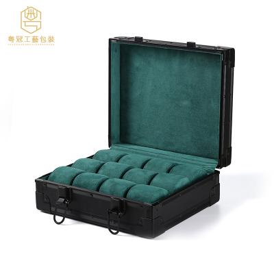 China Square Famous Watch Box Famous Watch Case Watch Case Auction Collection Travel Travel Watch Mechanical Metal Box Storage Box for sale