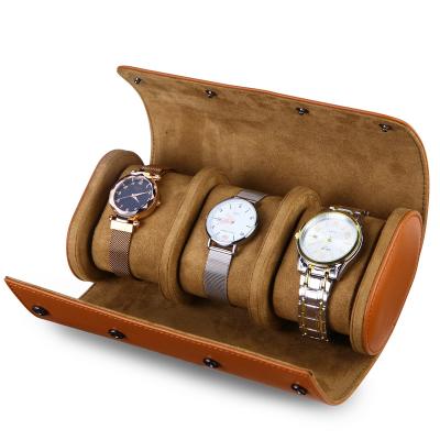 China High-grade intelligent mechanical watch bag travel gift box watch storage portable watch bag for three people storage wholesale for sale