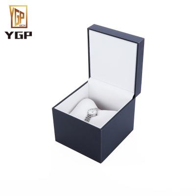 China Wholesale Simple Square Watch Storage Factory Flip Watch Box Custom Logo for sale