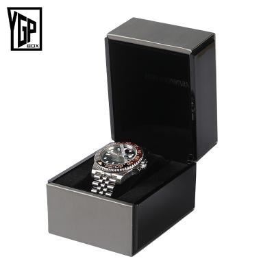 China Watch Storage Factory Customized Luxury Square Spray Painted High End Watch Box Watch Packing Case Gift Box for sale