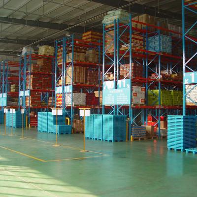 China Corrosion Protection Peterack Metal Pallet Storage Shelves / High Level Rack Rack Warehouse for sale