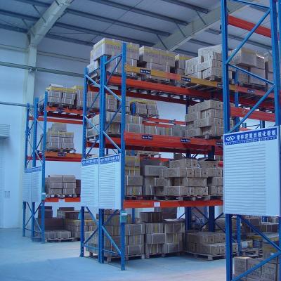 China Corrosion Protection Heavy Duty Peterack Assemble Pallet Rack Metal Shelving Storage Shelf for sale