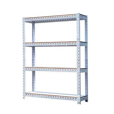 China Corrosion Protection Peterack Light Duty Rack Warehouse Racks 100kg Per Layer Angle Steel Loading Rack for sale