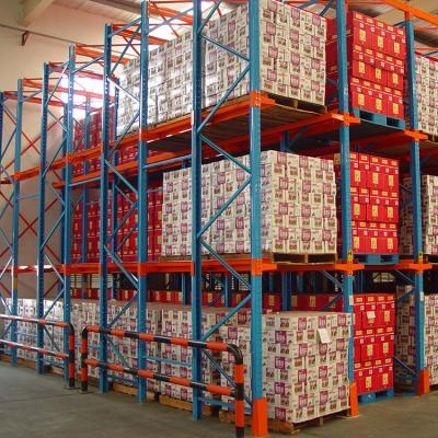 China Heavy Duty Pallet Racking System Goods Shelf Corrosion Protection Warehouse Storage Racking Drive-in Shelves for sale