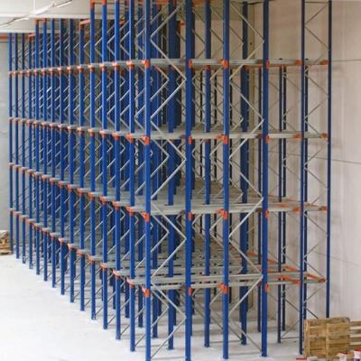 China Corrosion Protection Peterack Cold Rolled Steel Rack Drive In Pallet Racking System Storage Warehouse Shelves for sale