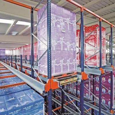 China Corrosion Protection Peterack Cold Storage Radio Shuttle System Warehouse Racking Rack Shelves for sale