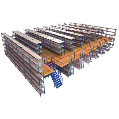 China Corrosion Protection Peterack Warehouse Mezzanine Floor Racking System Manufacturer Customized Steel Storage Racking System for sale