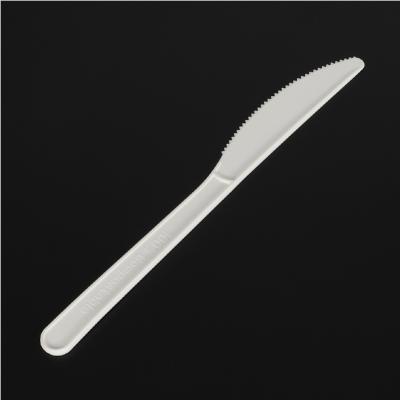 China Disposable Stocked Biodegradable Plastic Cutlery Set Cutlery Set Disposable Biodegradable Spoon Fork Spoon Knife Set for sale