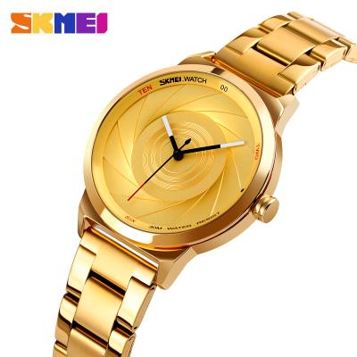 China Water resistant skmei 9210 couple watches popular casual quartz custom logo store for watches online for sale