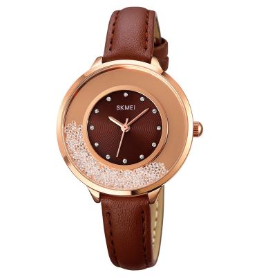 China SKMEI 1782 Water Resistant Quartz Watch Women Casual Leather Quartz Watches Japan Movement Quartz Watch for sale