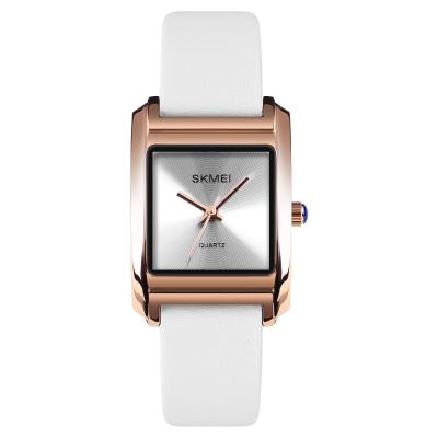 China Water resistant skmei 1432 cubes fashion custom ladies watch quartz leather luxury watch for sale