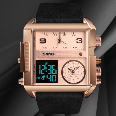 China New 2021 1742 Year Skmei Fashion Analog Men's Dual Time Sports Alarm Watch 50 Atmosphere Digital Watches Men for sale