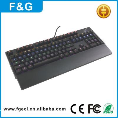 China NEWEST ERGONOMIC OEM RGB LED Gaimg Backlit Mechanical Keyboard for Computer Laptop for sale