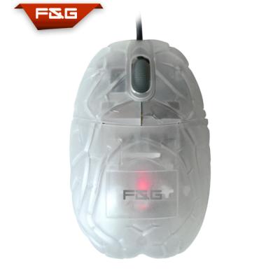 China Brain Mouse 3D Funny Transparent Computer Brain Mouse For Gift And Promotional for sale