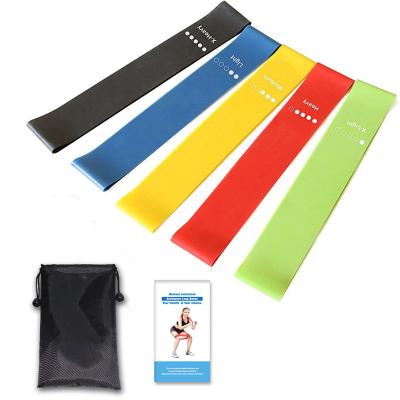 China Wholesale Custom Fitness Logo Cloth Gym Hip Loop Circle Resistance Exercise Bands for sale