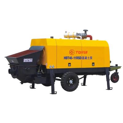 China Intelligent  PLC Control Concrete Delivery Pump Diesel Operated for sale