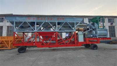 China YHZS50 Forced Two Silo Rapid Mobile Mixing Plant Concrete Mixer Plant for sale