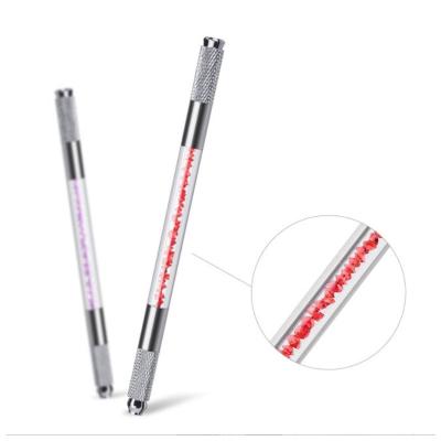 China OEM Aluminum alloy pen 18u permanent cosmetic multifunctional rainbow nano microblading pen for beginner for sale