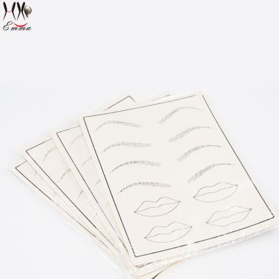 China Medical Adhesive Professional Permanent Make Up Accessories Eyebrow Practice Peel For Microblading for sale