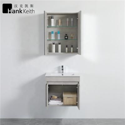 China Modern Hank Keith Luxury Western Used Bathroom Vanity Cabinets With Sintered Stone Countertops for sale