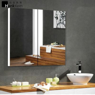 China Water Proof Australian Style Wall Hung Shaving Storage Cupboard 18mm PVC Bathroom Vanity Mirror Cabinet for sale