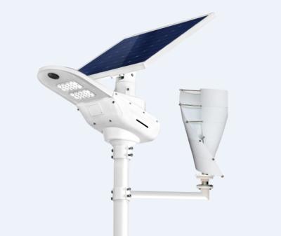 China Aluminum Alloy 60w Wind Up Solar Street Lights , Air Turbine All In One LED Solar Street Lights for sale