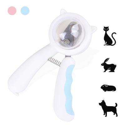 China Hot Sale Stainless Anti-splash Pet Nail Clippers Cat Dog Nail Clippers And Pet Viable Trimmers Cutter for sale