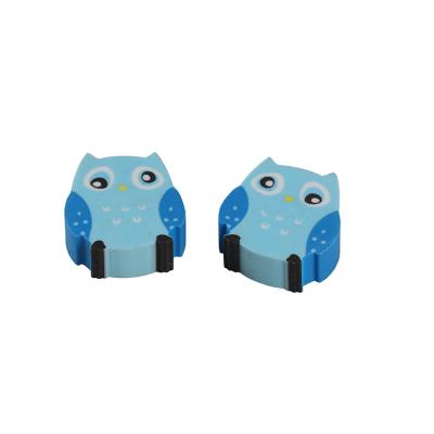 China New Design 3d Promotional Eraser Cute Animal Shape OWL Eraser for sale