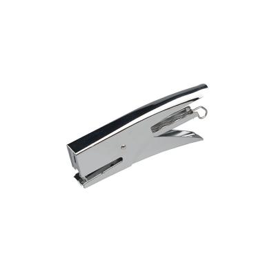 China High Quality Durable Silver Steel Paper Stapler Pliers Metal Cheap Metal Stapler for sale