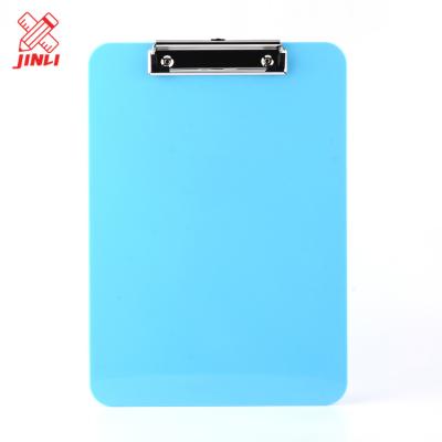 China Suitable for hot blue different size A4 stationery office school office new product China manufacturer sale storage plastic clipboard for sale