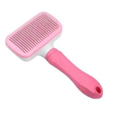 China Nafenai Retractable Safety Stiff One-Button Hair Removal Brush Self-Cleaning Hair Removal Brush Cat and Dog Pet Comb for sale