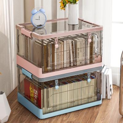 China Nafenai Viable Portable Storage Box Book Box Multifunctional Foldable Plastic Storage Box for sale