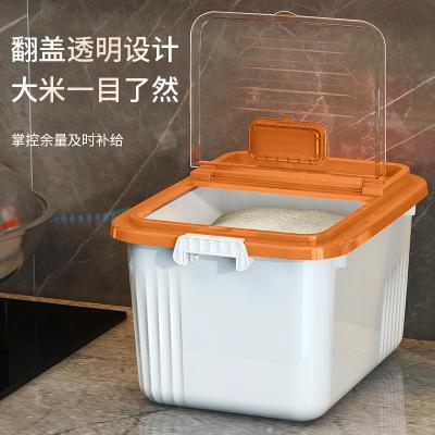 China Nafenai Sustainable Rice Grain Plastic Storage Box Sealed Large Pet Kitchen Food Food Moistureproof Dustproof Storage Container for sale