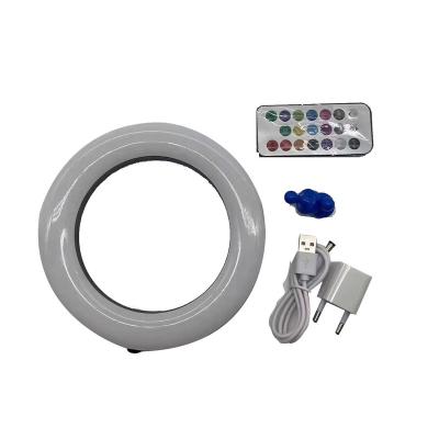 China Hookah Cheap Price Aluminum Alloy LED Aquarium Lights 8 Inch RGB LED Soft Ring Light for sale