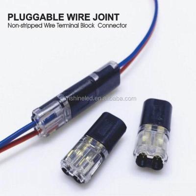 China Power Pluggable Common Non-Stripped Wire Lug Block LED Connetor for sale