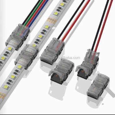 China Connect Led Strip New Type Connector For 8mm Waterproof Cable LED Strip for sale