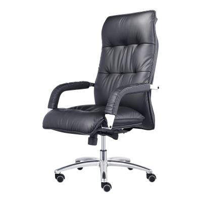 China Factory Direct Adjustable (Height) Commercial Manager Swivel Executive Office Leather Chair For Office Furniture for sale