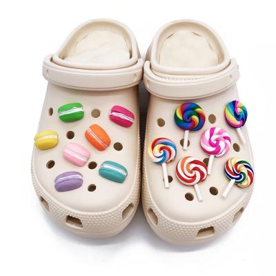 China Eco-friendly colorful candies plastic shoes buckle resin shoe bucklewith different design shoe decoration accessories for sale