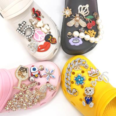 China Eco-friendly New Arrival Croc Spring Metal Shoe Animal Charm For Clog Shoe Decoration for sale