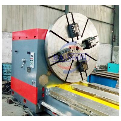 China Construction Material Stores Heavy Duty Lathe Lathe Machine Large Bore Turning Conventional Price for sale