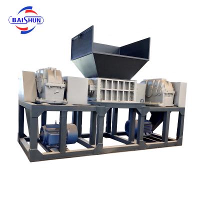 China Rejecting high quality scrap metal pallet double shaft multifunctional scrap wood shredder machine for sale