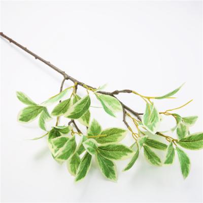 China China Good Quality Artificial Leaves Large Decorative Artificial Leaf Home Decoration For Wall for sale