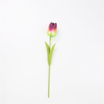 China Good Quality Tulip Flowers For Home Decoration Silk Material Artificial Decorative Good Prices for sale