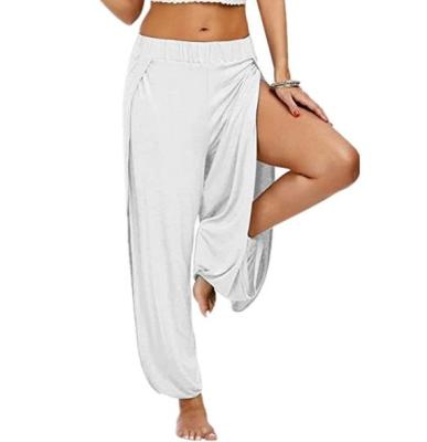 China Timtex QUICK DRY Hot Selling New Women's High Slit Hippie Harem Pants Yoga Pants In Europe And America for sale