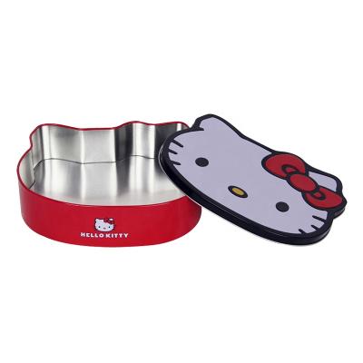 China Recyclable Small Cat Shape Candy Main Tin Packaging Sweet Tin Box for sale